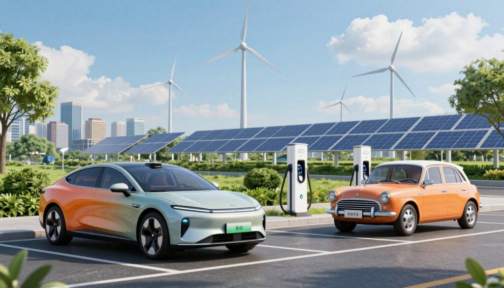 elektromobilność i wartość samochodu